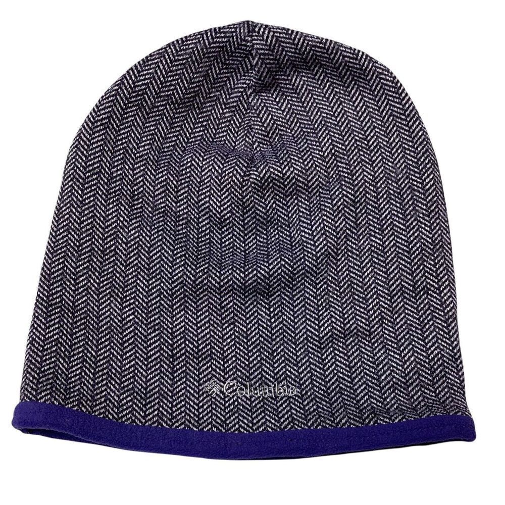 Columbia Women’s Beanie‎ Purple White Design One Size